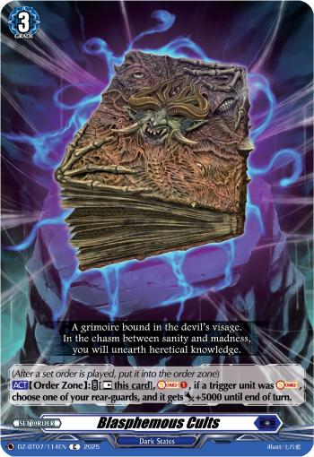 Blasphemous Cults : DZ Booster Set 07: Moon Fangs & Cerulean Blaze