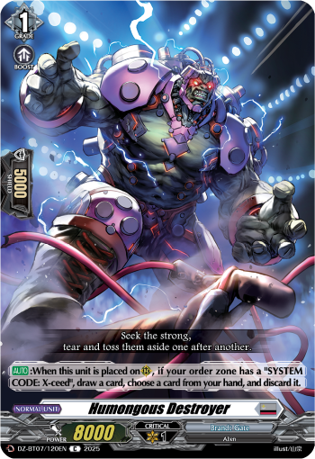 Humongous Destroyer : DZ Booster Set 07: Moon Fangs & Cerulean Blaze