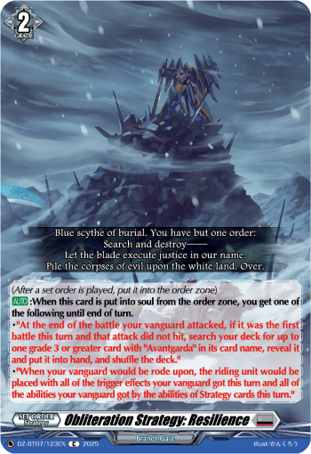 Obliteration Strategy: Resilience : DZ Booster Set 07: Moon Fangs & Cerulean Blaze