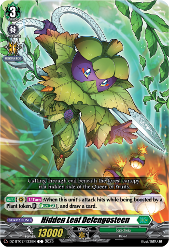 Hidden Leaf Defengosteen : DZ Booster Set 07: Moon Fangs & Cerulean Blaze