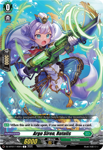 Argo Siren, Rotolis : DZ Booster Set 07: Moon Fangs & Cerulean Blaze