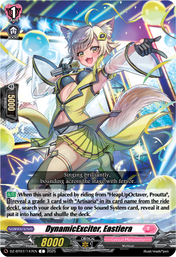 DynamicExciter, Eastiera : DZ Booster Set 07: Moon Fangs & Cerulean Blaze