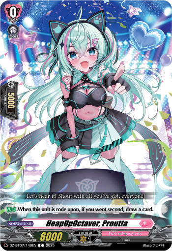 HeapUpOctaver, Proutta : DZ Booster Set 07: Moon Fangs & Cerulean Blaze