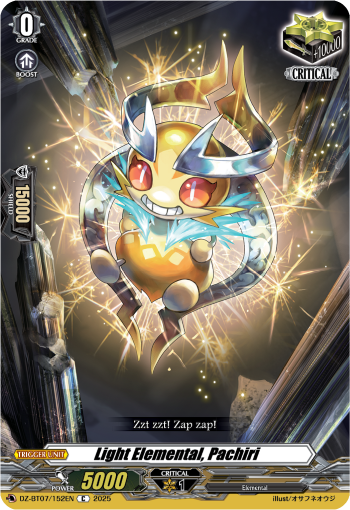 Light Elemental, Pachiri : DZ Booster Set 07: Moon Fangs & Cerulean Blaze