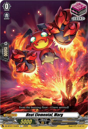 Heat Elemental, Marg : DZ Booster Set 07: Moon Fangs & Cerulean Blaze