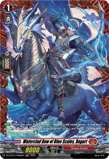 Waterclad Bow of Blue Scales, Bogart : DZ Booster Set 07: Moon Fangs & Cerulean Blaze