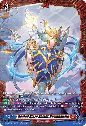 Sealed Blaze Shield, Bowdhanath : DZ Booster Set 07: Moon Fangs & Cerulean Blaze