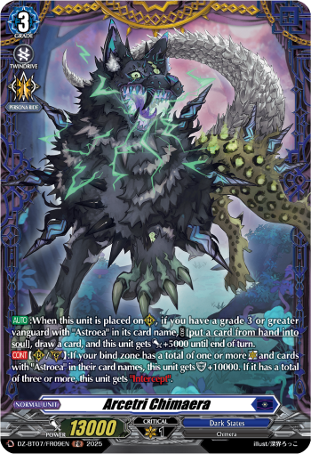 Arcetri Chimaera : DZ Booster Set 07: Moon Fangs & Cerulean Blaze