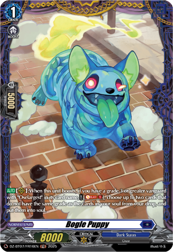 Bogle Puppy : DZ Booster Set 07: Moon Fangs & Cerulean Blaze