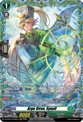 Argo Siren, Synell : DZ Booster Set 07: Moon Fangs & Cerulean Blaze