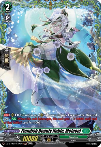 Fiendish Beauty Noble, Melaoel : DZ Booster Set 07: Moon Fangs & Cerulean Blaze