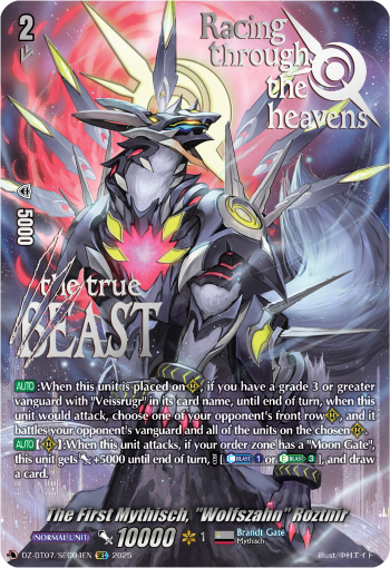 The First Mythisch, Wolfszahn Roztnir : DZ Booster Set 07: Moon Fangs & Cerulean Blaze