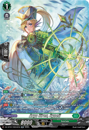 Argo Siren, Synell : DZ Booster Set 07: Moon Fangs & Cerulean Blaze