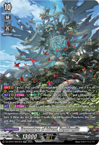 Dragontree of Advent, Sephirogila : DZ Booster Set 07: Moon Fangs & Cerulean Blaze
