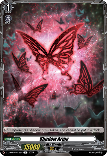 Shadow Army : DZ Booster Set 07: Moon Fangs & Cerulean Blaze