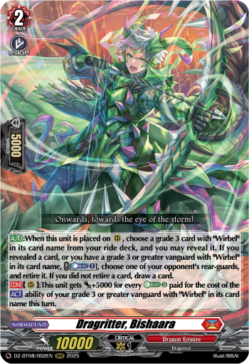 Dragritter, Bishara: DZ Booster Set 08: Knights 0f Rebirth