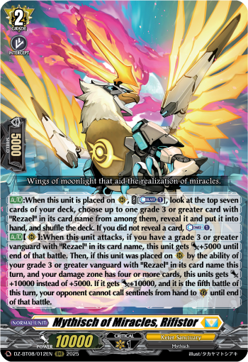 Mythisch of Miracles, Rifistor: DZ Booster Set 08: Knights 0f Rebirth