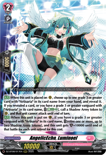 AngelicEcho, Luminoel : DZ Booster Set 08: Knights 0f Rebirth