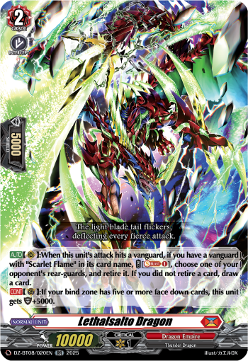 Lethalsalto Dragon : DZ Booster Set 08: Knights 0f Rebirth