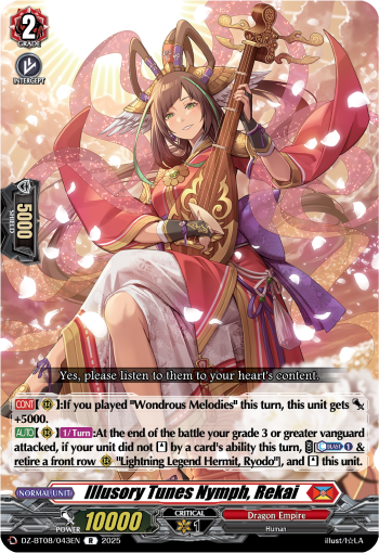 Mystical Tunes Nymph, Rekai: DZ Booster Set 08: Knights 0f Rebirth