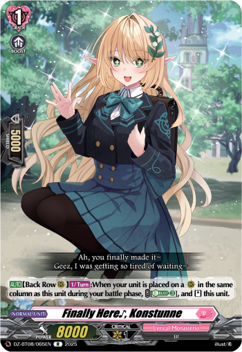 It's Finally Hereâ™ª Konstunne: DZ Booster Set 08: Knights 0f Rebirth