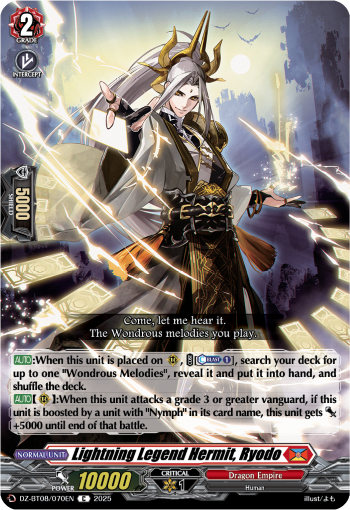 Lightning Legend Hermit, Ryodo: DZ Booster Set 08: Knights 0f Rebirth