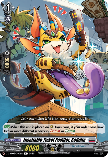 Vendor of Avarice, Bellino: DZ Booster Set 08: Knights 0f Rebirth