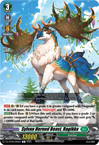 Sylvan Horned Beast, Radishka : DZ Booster Set 08: Knights 0f Rebirth