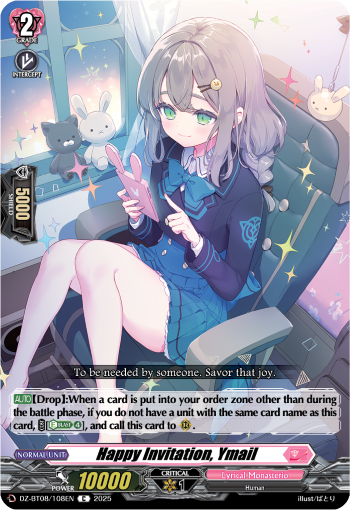 Happy Invitation, Email: DZ Booster Set 08: Knights 0f Rebirth