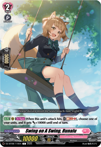 Swing on a Swing, Runalu: DZ Booster Set 08: Knights 0f Rebirth