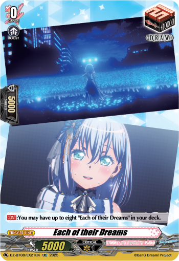 Each of their Dreams: DZ Booster Set 08: Knights 0f Rebirth