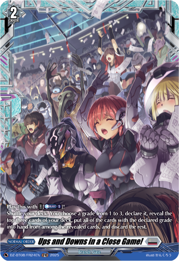 Ups and Downs in a Close Game!: DZ Booster Set 08: Knights 0f Rebirth