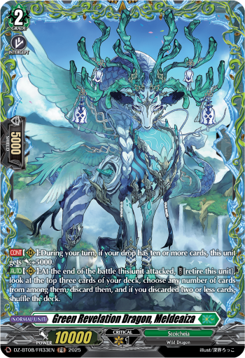 Green Revelation Dragon, Meldeaiza: DZ Booster Set 08: Knights 0f Rebirth