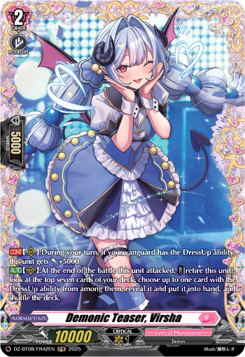Demonic Teaser, Virsha: DZ Booster Set 08: Knights 0f Rebirth