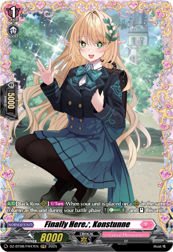 It's Finally Hereâ™ª, Konstunne: DZ Booster Set 08: Knights 0f Rebirth