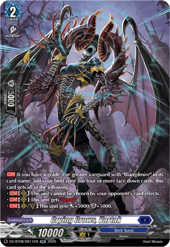 Crying Crows, Vartak : DZ Booster Set 08: Knights 0f Rebirth
