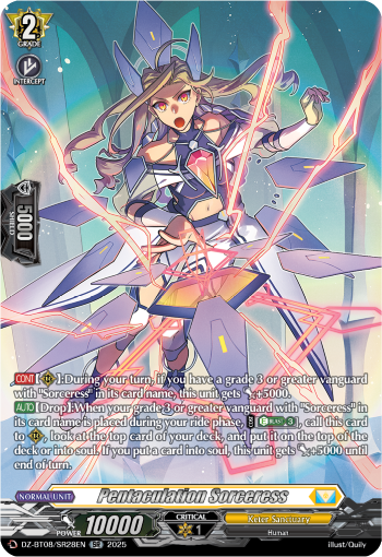Pentaculation Sorceress: DZ Booster Set 08: Knights 0f Rebirth