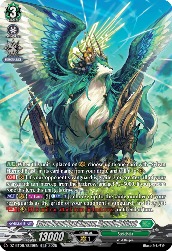 Sylvan Horned Beast Emperor, Magnolia Patriach: DZ Booster Set 08: Knights 0f Rebirth