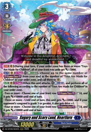 Sugary and Scary Land, Heartluru: DZ Booster Set 09: Super Brave Detonation