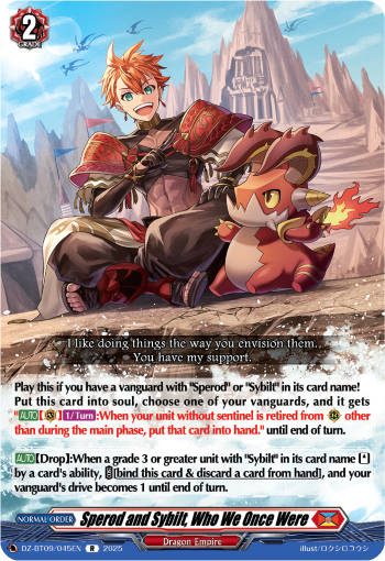 Sperod and Sybilt, Who We Once Were: DZ Booster Set 09: Super Brave Detonation