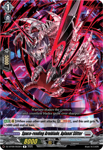 Space-rending Armblade, Aplanat Slitter: DZ Booster Set 09: Super Brave Detonation