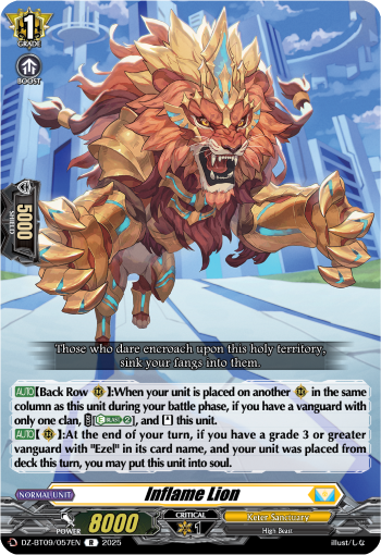 Inflame Lion: DZ Booster Set 09: Super Brave Detonation
