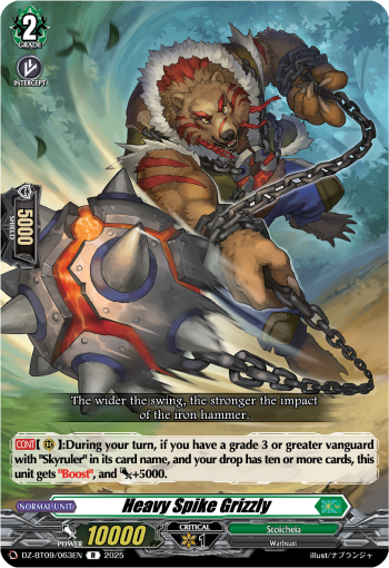 Heavy Spike Grizzly: DZ Booster Set 09: Super Brave Detonation