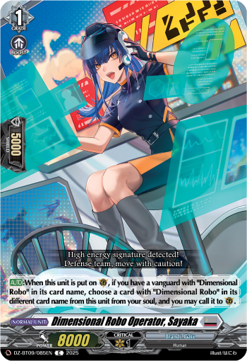 Dimensional Robo Operator, Sayaka: DZ Booster Set 09: Super Brave Detonation