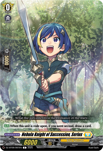 Nebula Knight of Succession, Serius: DZ Booster Set 09: Super Brave Detonation