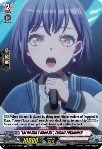 Let No One's Hand Go, Tomori Takamatsu: DZ Booster Set 09: Super Brave Detonation