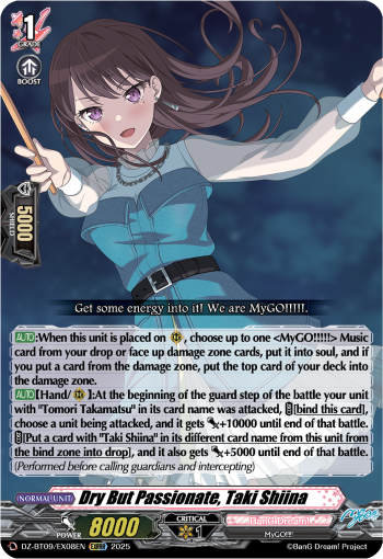 Dry But Passionate, Taki Shiina: DZ Booster Set 09: Super Brave Detonation
