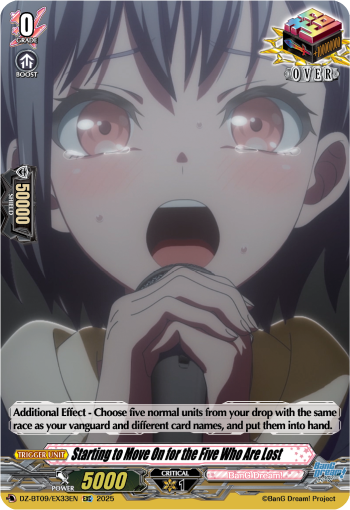 Starting to Move On for the Five Who Are Lost: DZ Booster Set 09: Super Brave Detonation