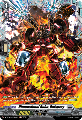 Dimensional Robo, Daispray: DZ Booster Set 09: Super Brave Detonation