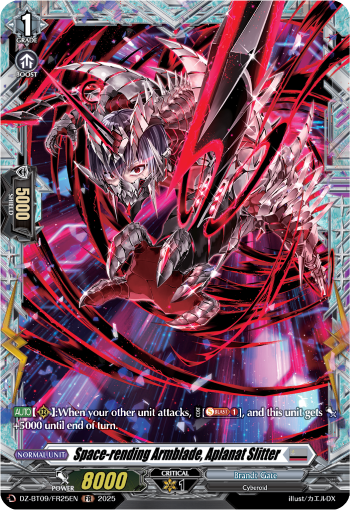 Space-rending Armblade, Aplanat Slitter: DZ Booster Set 09: Super Brave Detonation